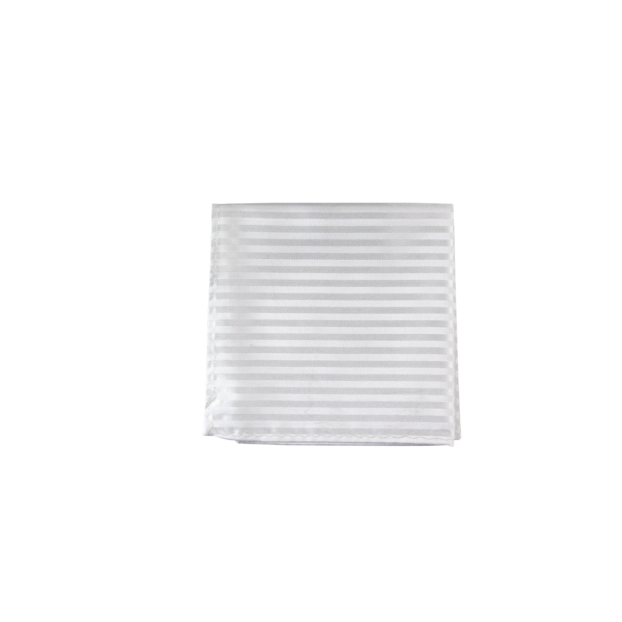 Cravate Homme Vesuvio Napoli - Rayée Blanc Cassé, Polyester Tissé, Mariage Formel