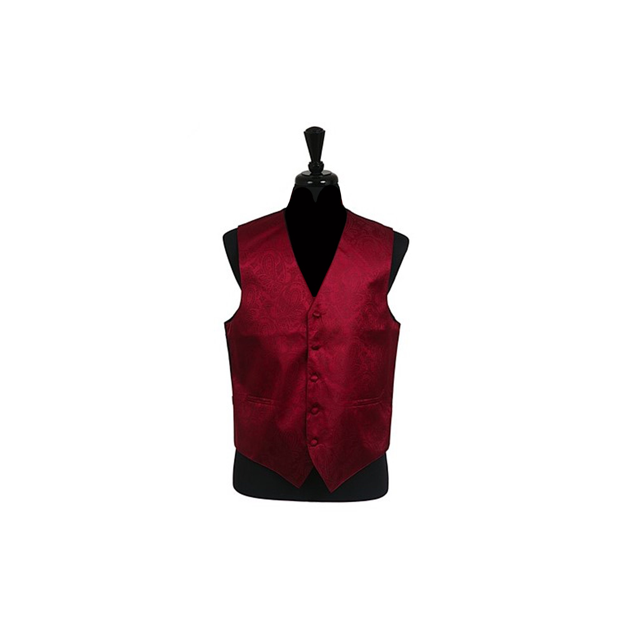 Red dress shop vest mens