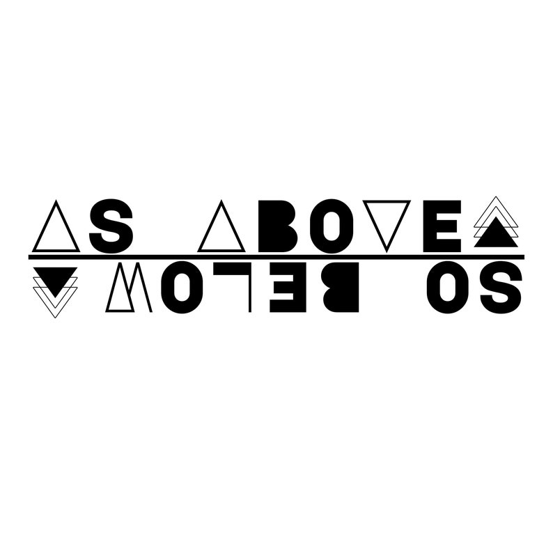 As Above so Below SVG - Etsy