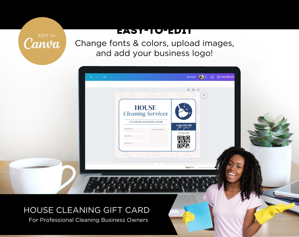 House Cleaning Service Gift Card House Cleaning Gift Card House