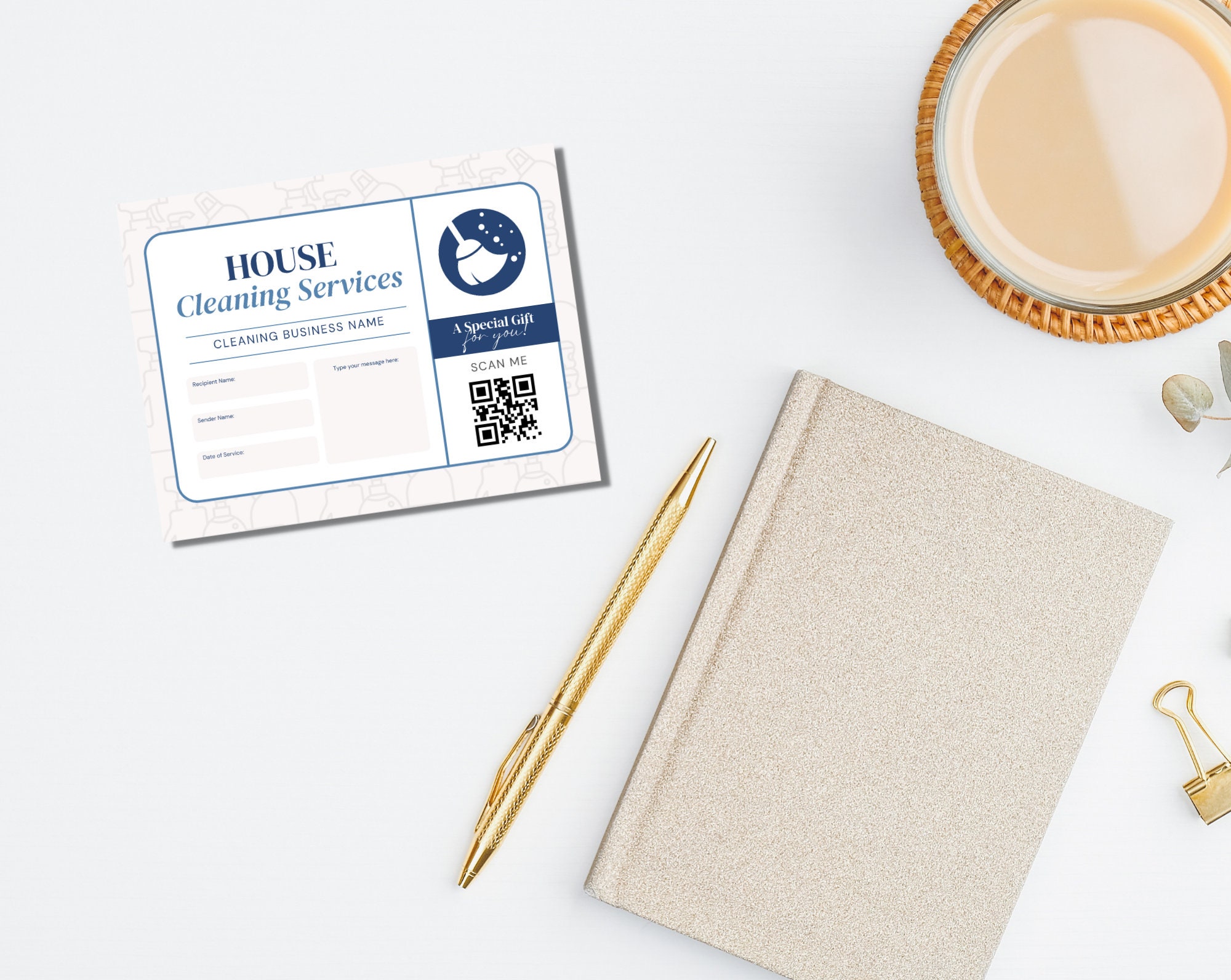 House Cleaning Service Gift Card House Cleaning Gift Card House