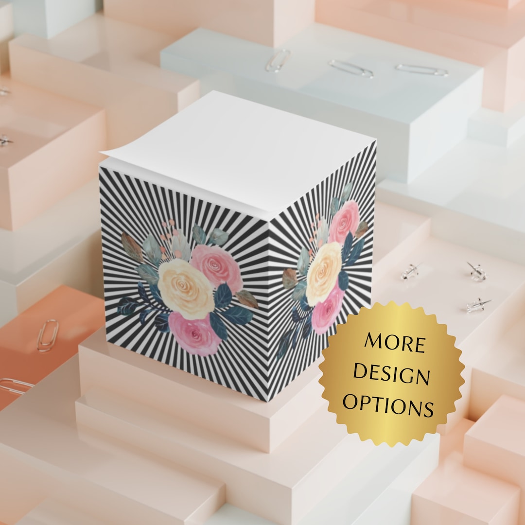 Desk Top Note Cube for Office Decor for Boss Gift for Coworker Etsy