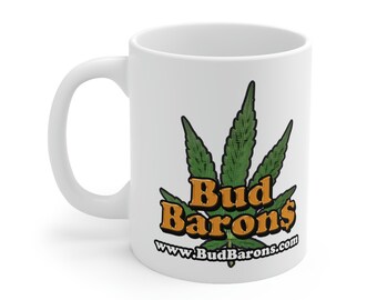 Ceramic Mug 11oz - Bud Barons Logo