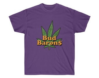 Unisex Ultra Cotton Tee - Bud Barons Logo