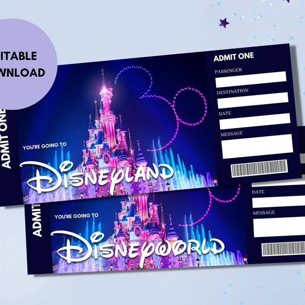 Disneyland Ticket 2025 Gail Paulie
