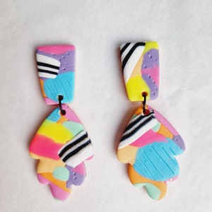 Neon Ohrringe