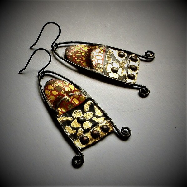 Tin Can Earrings Etsy