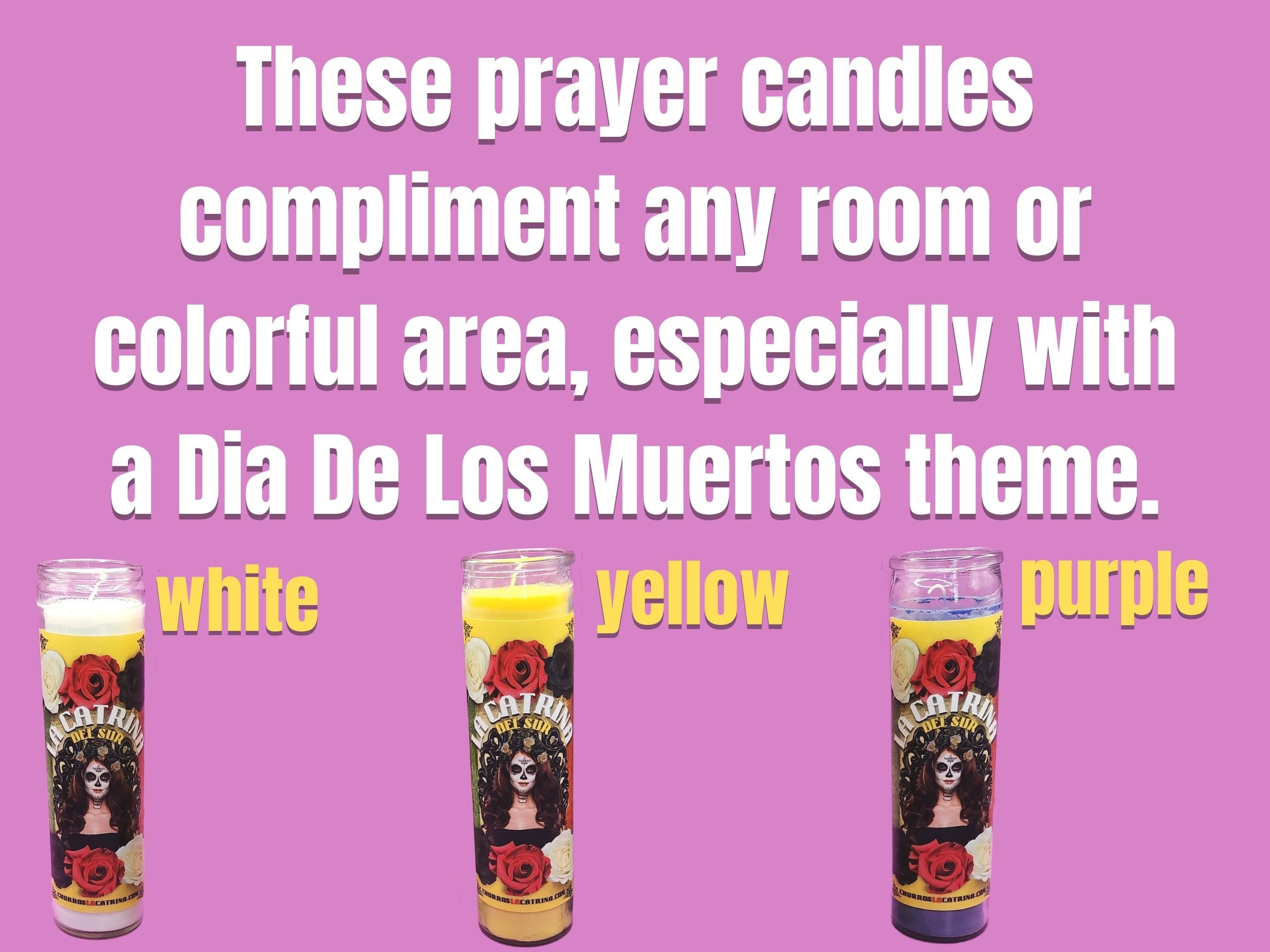 La Catrina Candle Mexican Prayer Candle Etsy