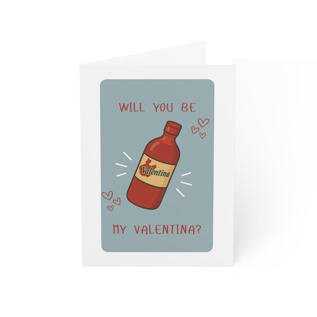 Will You Be My Valentina? | Cute Mexican Love Greeting Card | Latinx ...