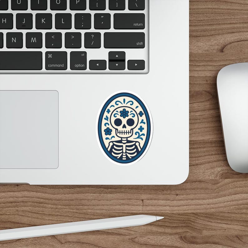 Calabera Sticker Calavera Sticker, Día De Los Muertos, Vinyl Matte, Waterproof ...