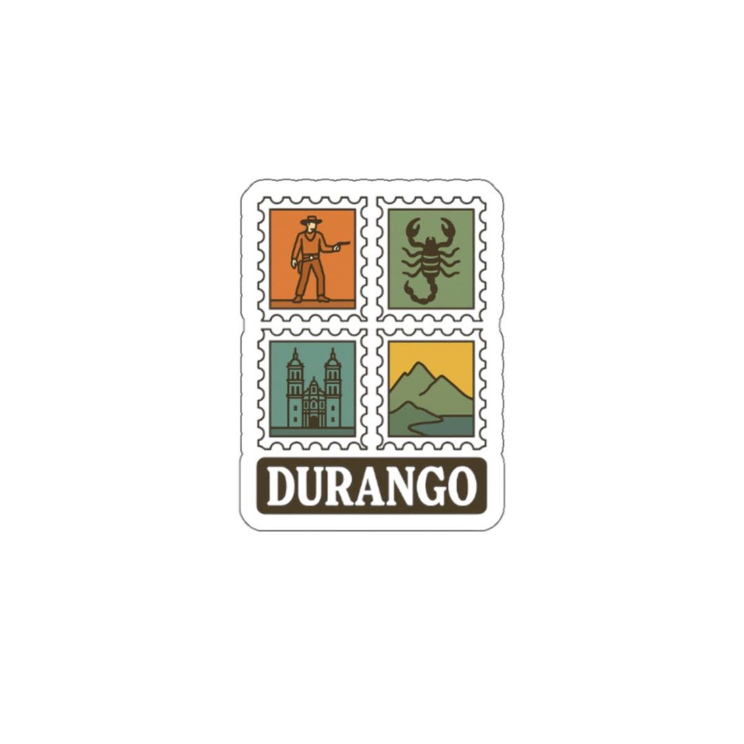 Durango Stamp Die-cut Stickers , Vintage Mexican Postcard Aesthetic ...