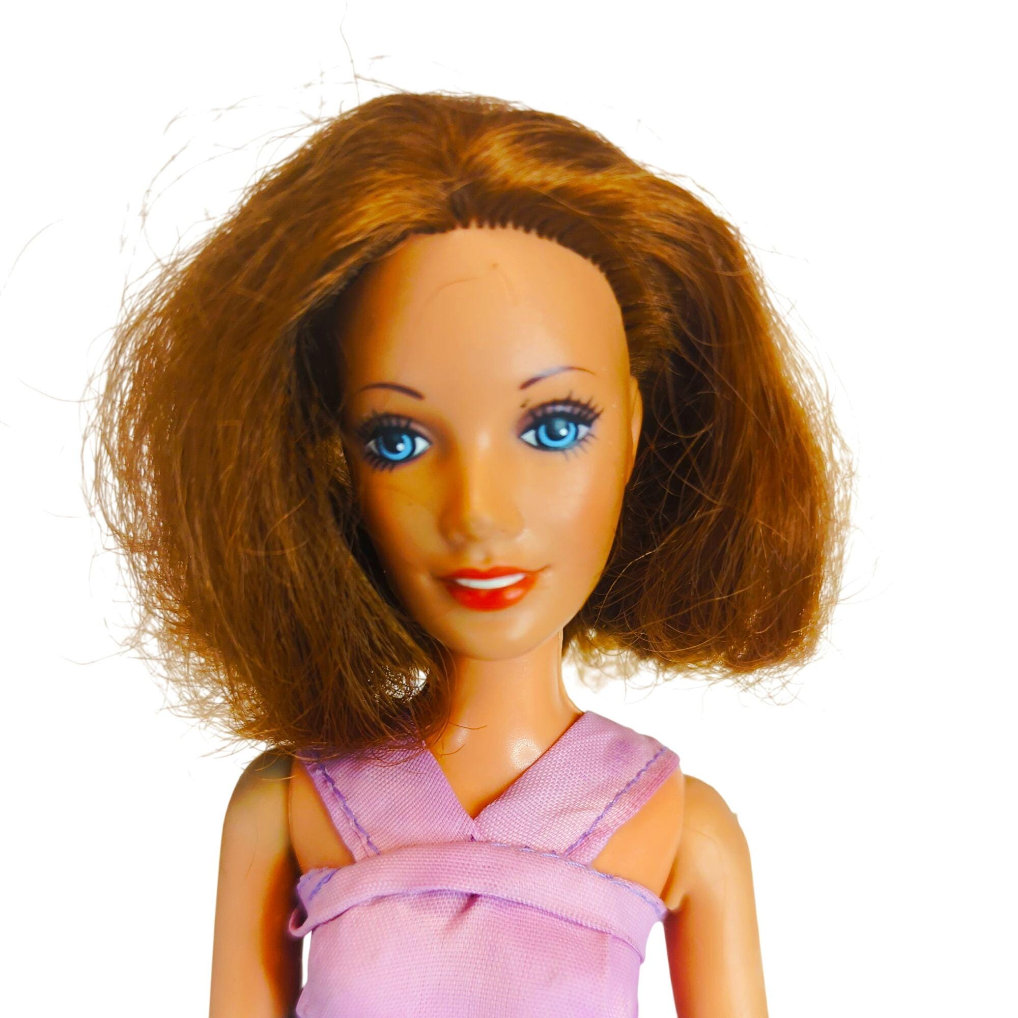 Kenner Cover Girl Darcy Redhead Doll 1978 Redressed in Lavender