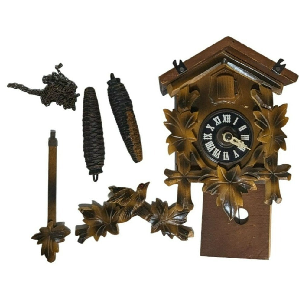 Vintage German Schneider Black Forest Wood Cuckoo Clock for Parts - Etsy
