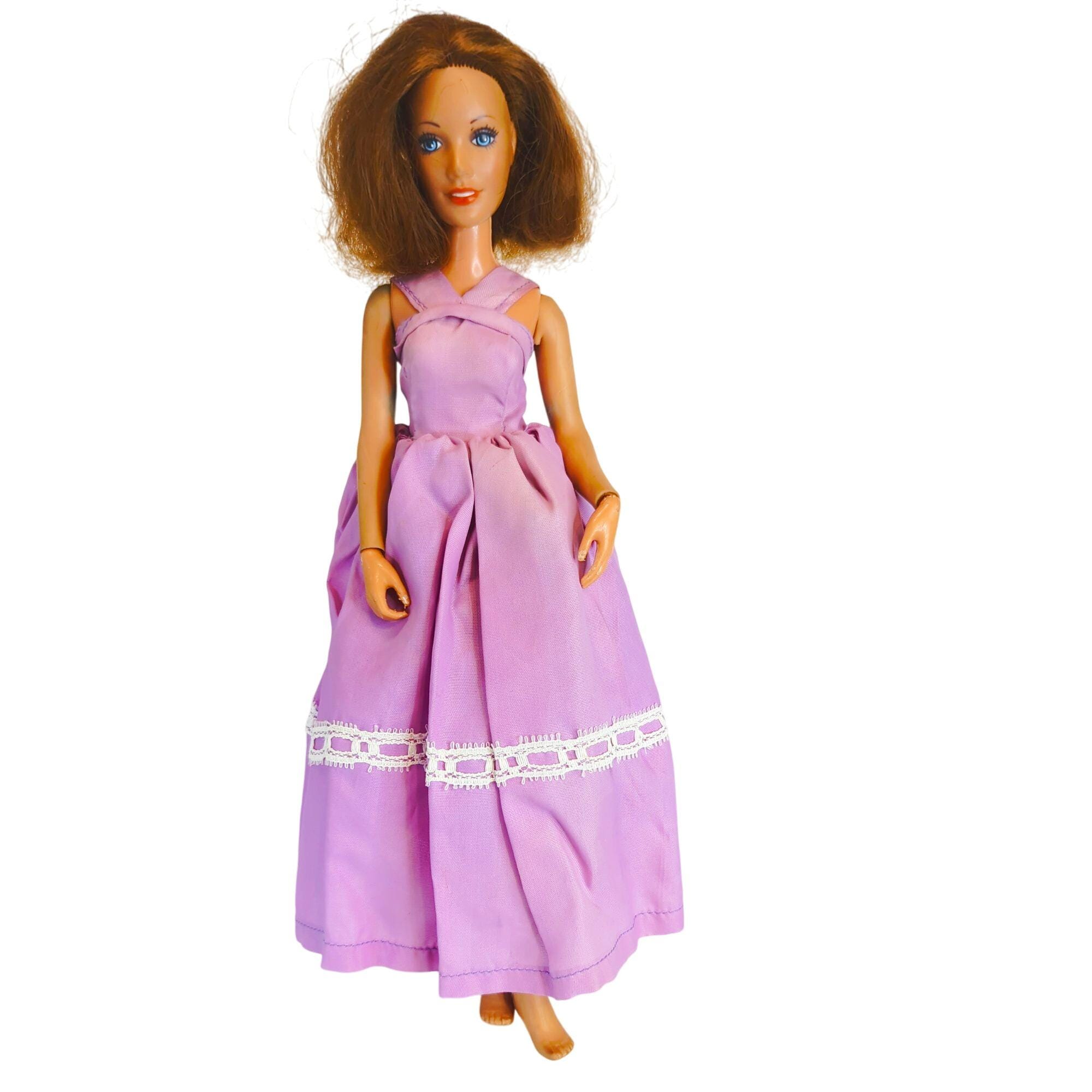 Kenner Cover Girl Darcy Redhead Doll 1978 Redressed in Lavender