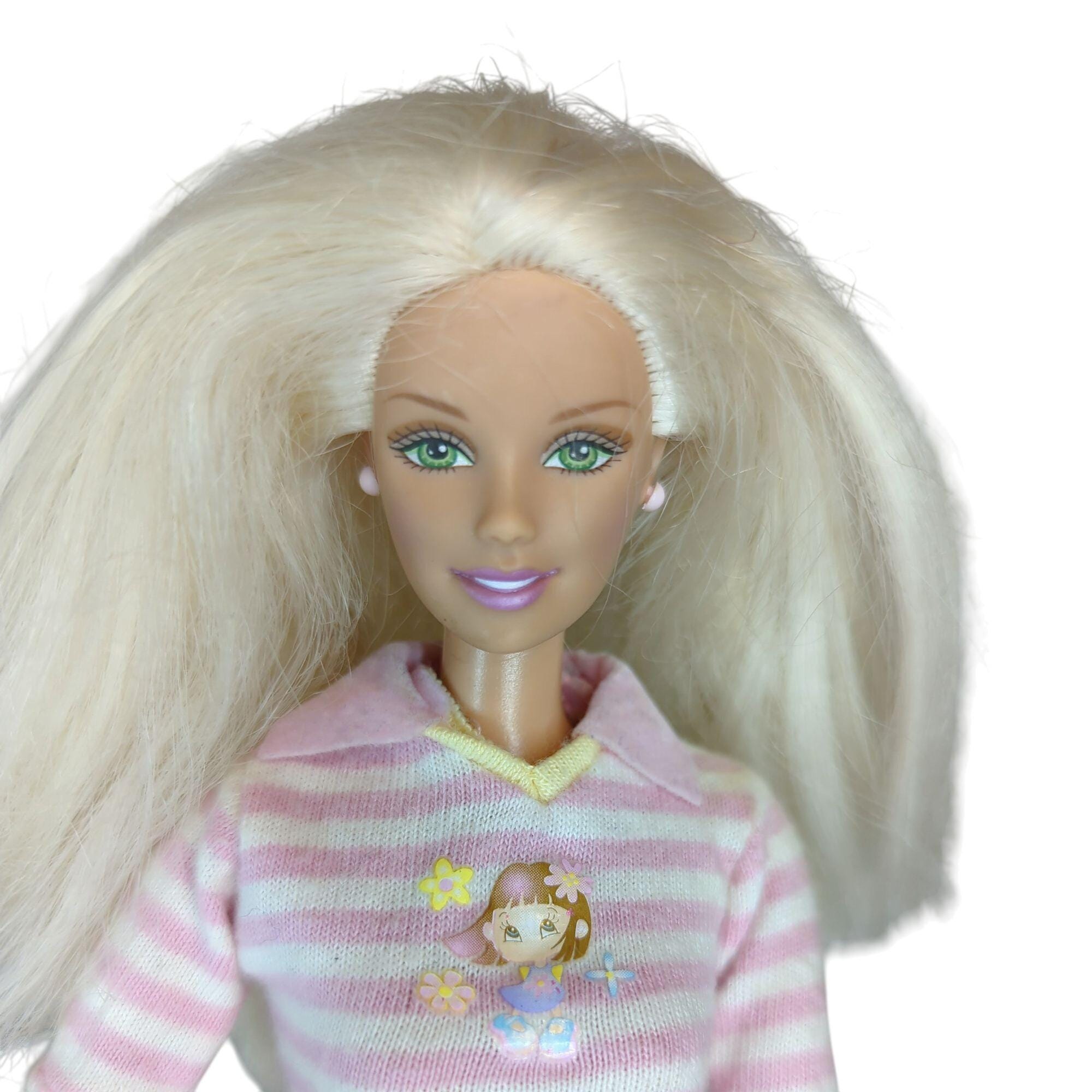 Barbie and Krissy Bedtime Baby 28510 Mattel 2000 Redressed