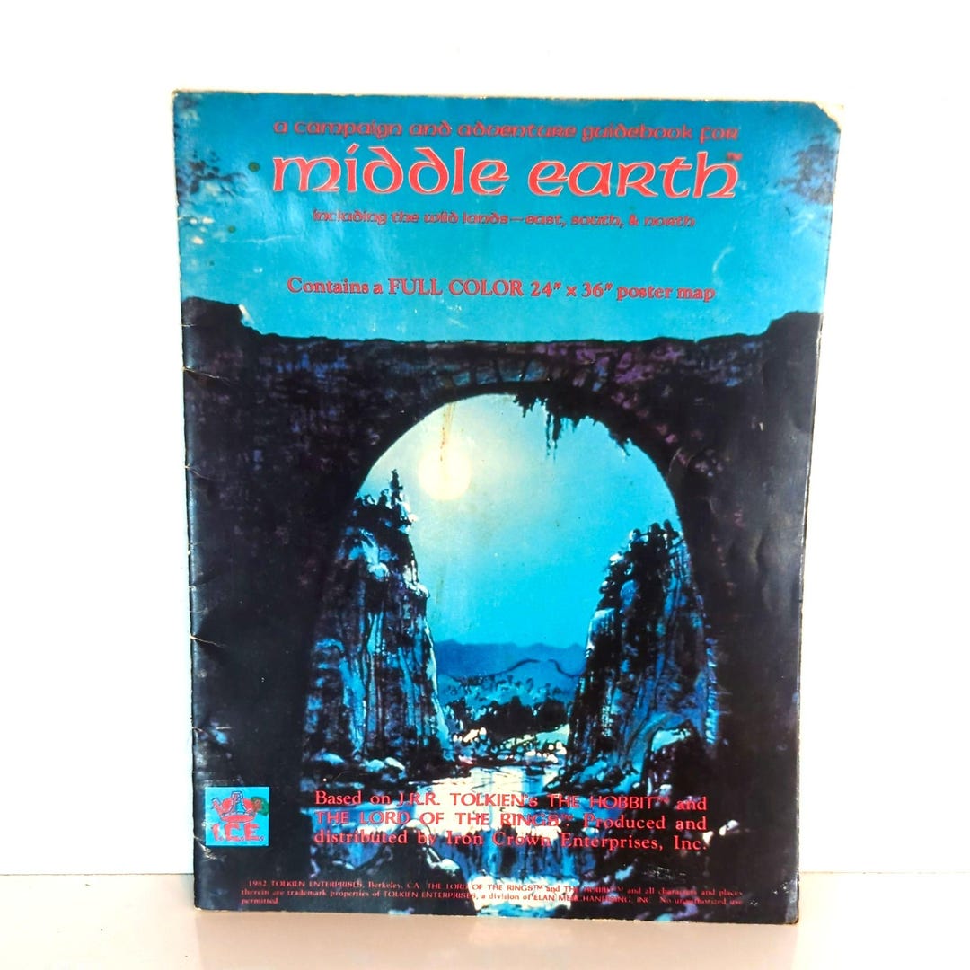 ICE MERP 1st Ed Campaign and Adventure Guidebook for Middle Earth No ...
