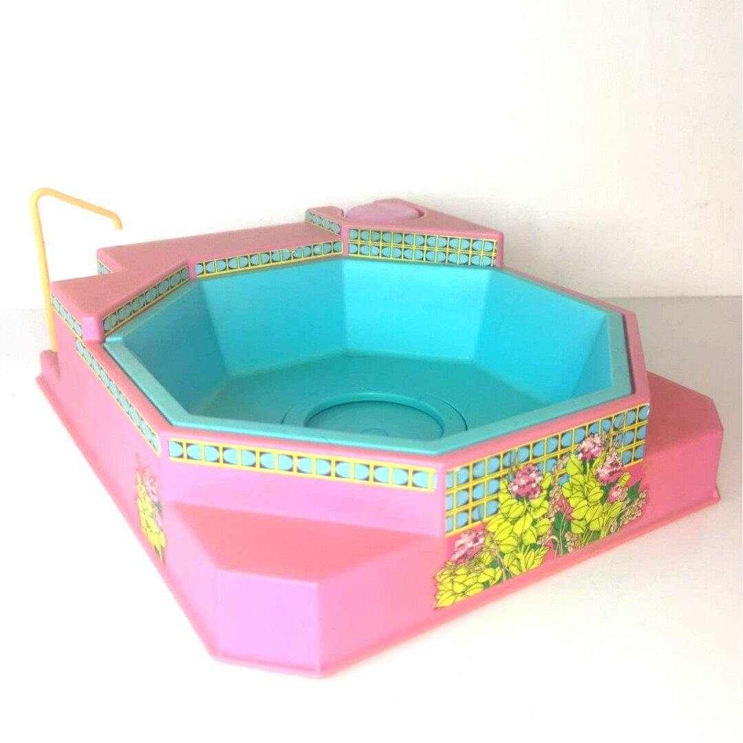 Vintage 1983 Barbie Bubbling Pool Spa Playset Mattel Doll Toy Etsy
