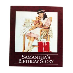 american girl samantha birthday dress American Girl Samantha Birthday Outfit & Book New in Box