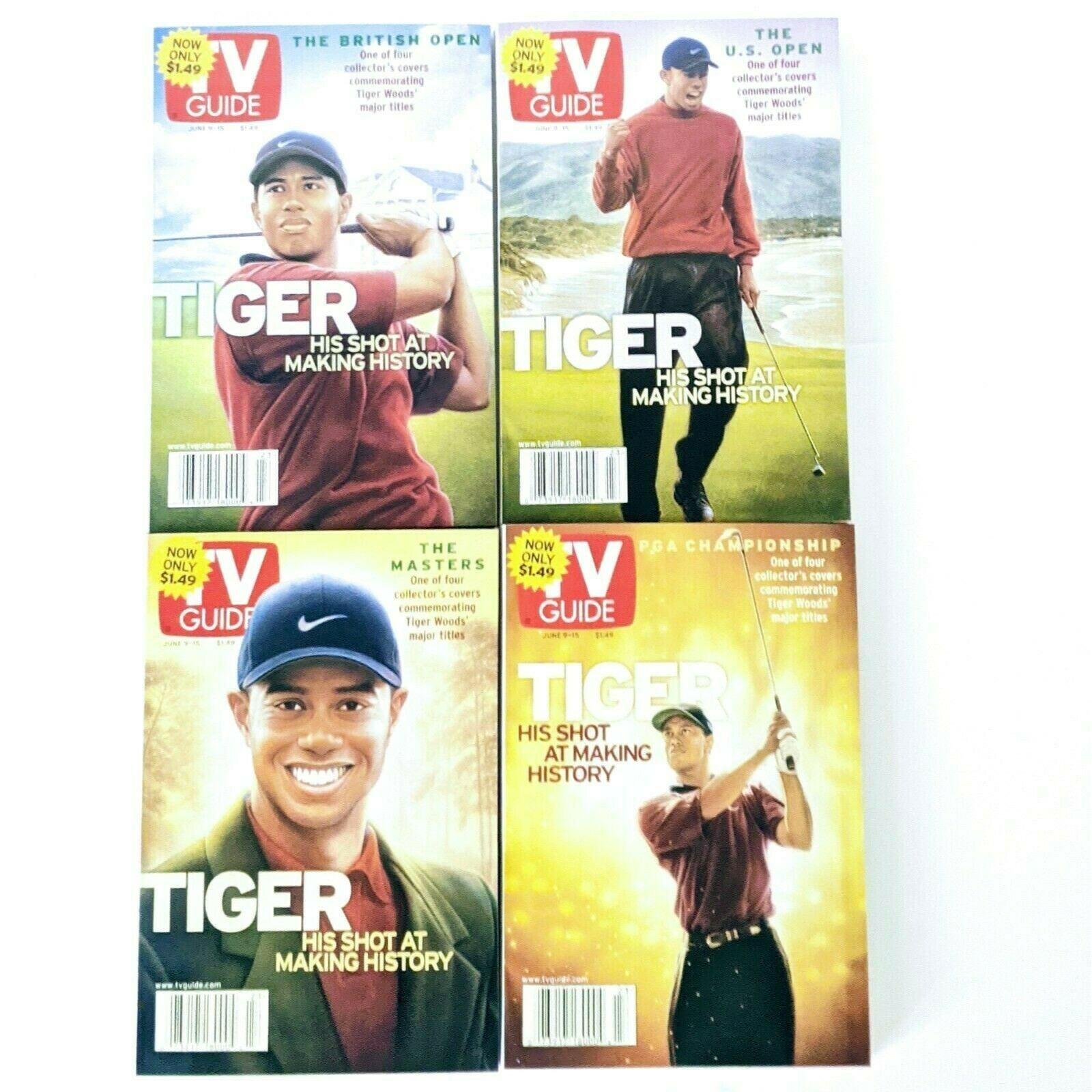 タイガー・ウッズ TV ガイド コレクターズセット: 2001 年ゴルフ史 (4