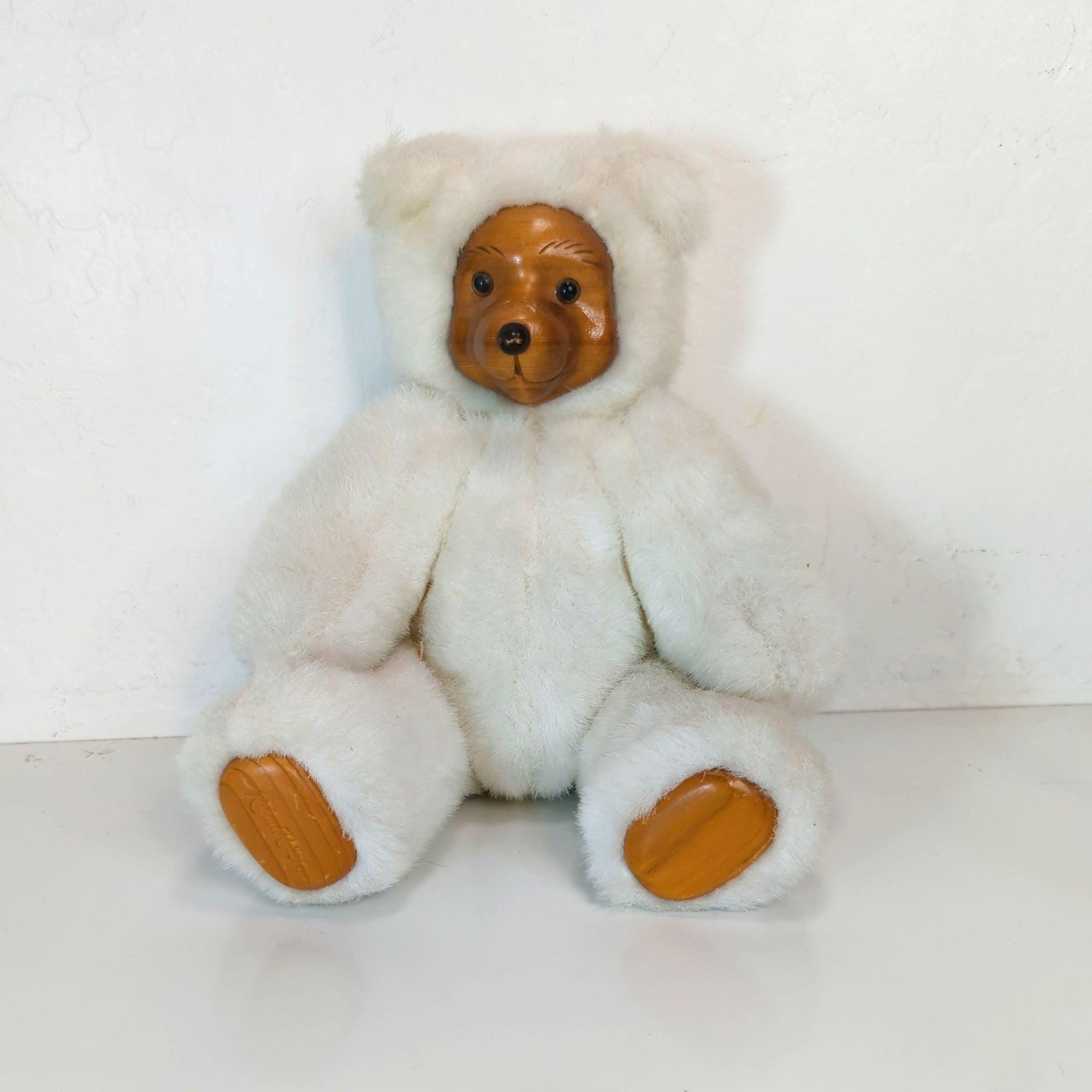 熊木彫りテディベアRobert raikes bears木製海外作家レイクスベア 1996年 ＊ 