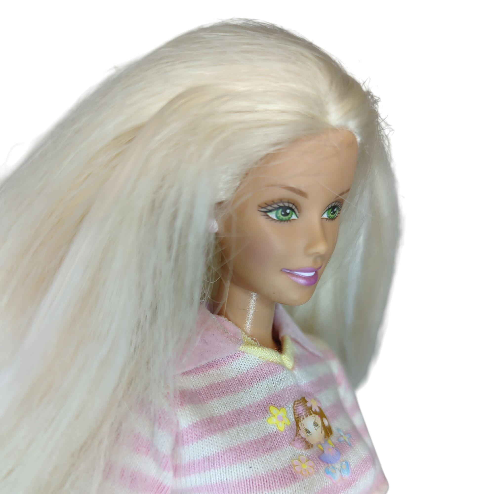 Barbie and Krissy Bedtime Baby 28510 Mattel 2000 Redressed