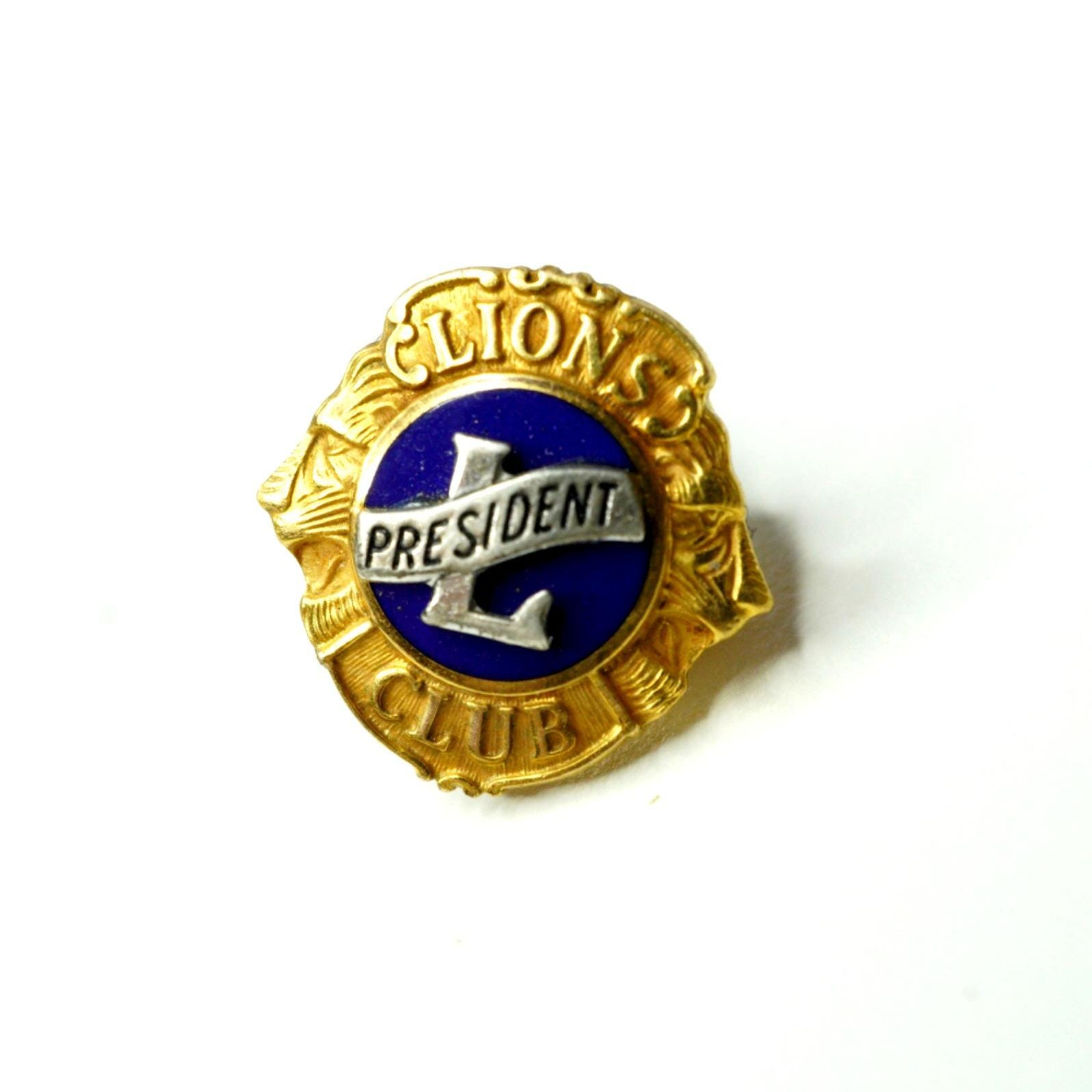 Lions club lapel pin - Etsy 日本