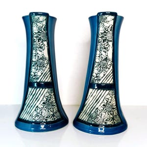 マレーシア作家　TENMOKU POTTERY 天目　フラワーベース　花器 Pottery Malaysia - Etsy
