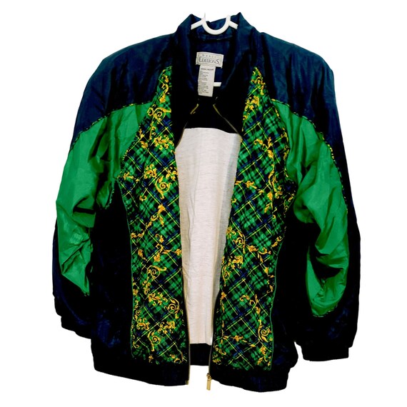 Vintage 90s Basic Editions Windbreaker Size Mediu… - image 3