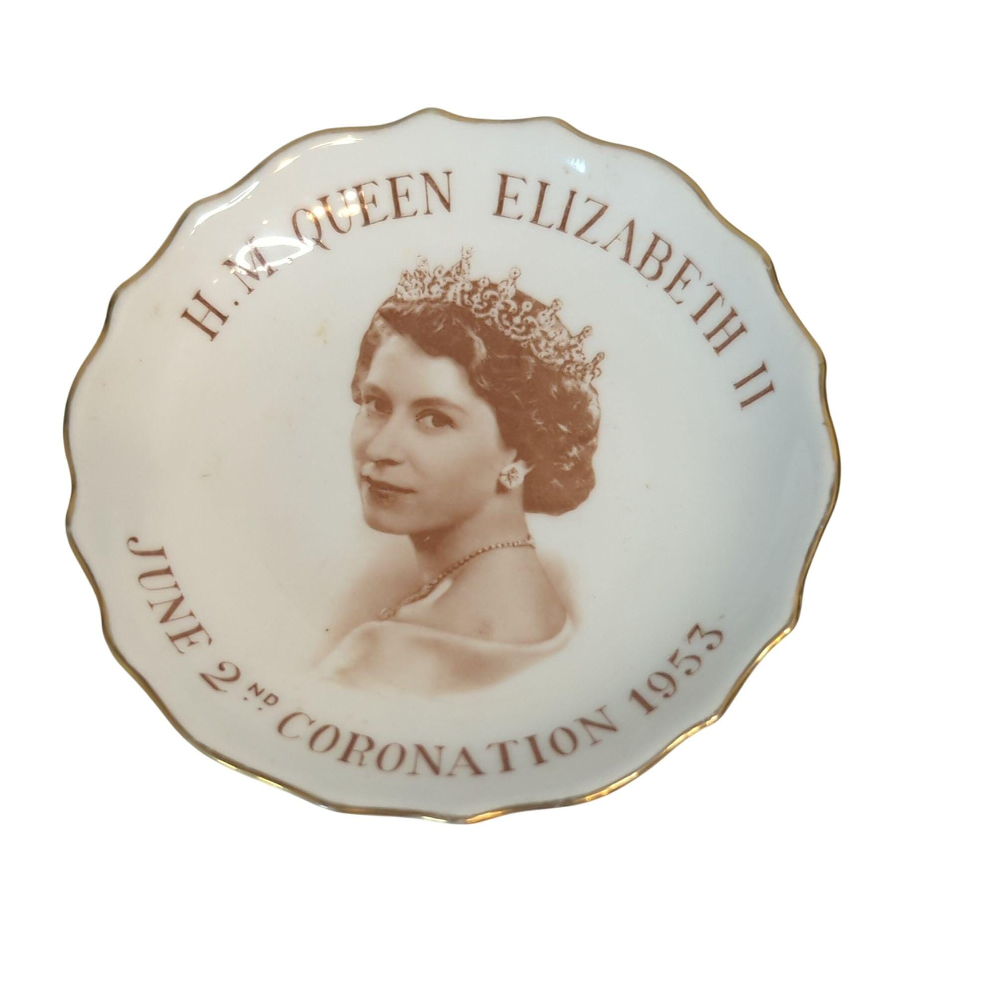 Queen Elizabeth Coronation Plate - Etsy
