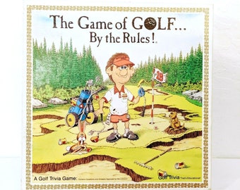Vintage The Game Of Golf By The Rules Board Game 1989 Complete