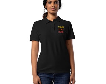 Damen-Pique-Poloshirt