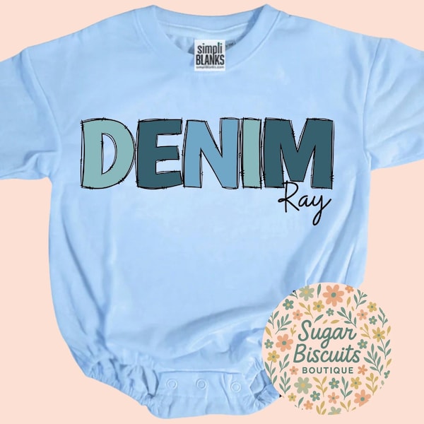 Personalized Baby Boy Bubble Romper: Custom Name Bodysuit