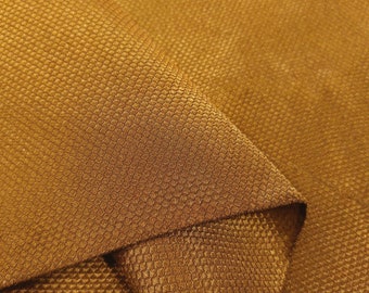 Gold Silk Brocade Fabric- 1.5 yards