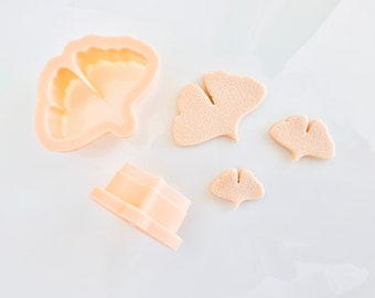 Ginkgo Leaf Polymer Clay Cutter, Ginkgo Leaf Cutter, Ginkgo Leaf Jewellery Cutter, Mini Clay Cutter, Leaf Clay Cutter, Jewellery Cutter