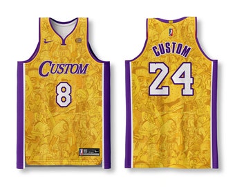 Purple & Gold Champagne jersey