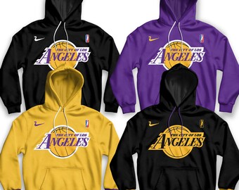 Repping L.A. hoodies