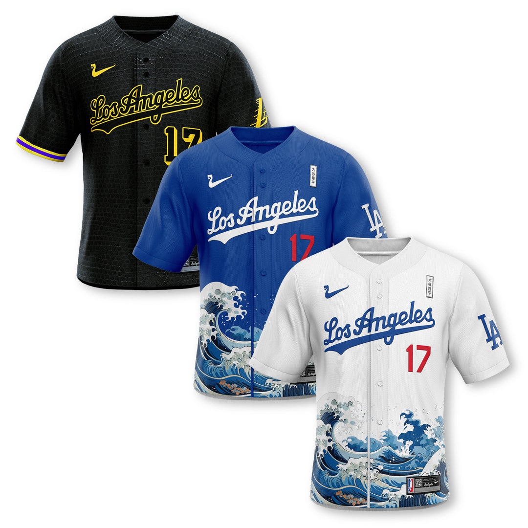 Shohei Ohtani Japanese Waves & L.A. Ball Club Jerseys Etsy