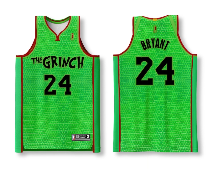 The Grinch basketball jersey