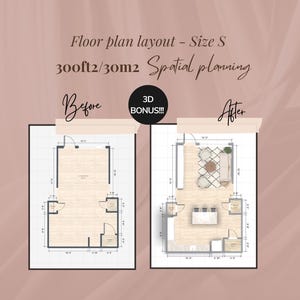 Small Room Spatial Planning: Floor Plan Design Service