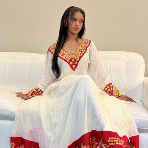 Classy Habesha Dress Handwoven Habesha Kemis Beautiful Habesha - Etsy
