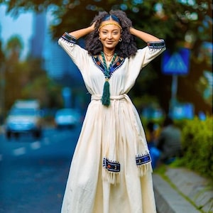 Simple ethiopian 2025 traditional dress
