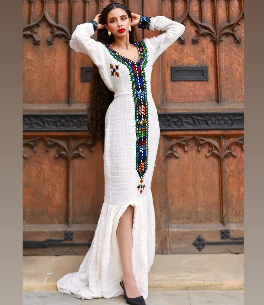 Handwoven Habesha Dress Modern Habesha Kemis Ethiopian Etsy