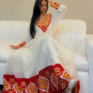 Classy Habesha Dress Handwoven Habesha Kemis Beautiful Habesha - Etsy