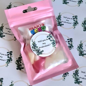Party favours Sweet favours Bridesmaid proposal Goodie Bags Wedding Will you be my Bridesmaid image 3