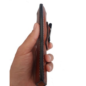 Läderhölster för IWB, passar S&W, Colt, Ruger 4-4,25" pipor bild 5