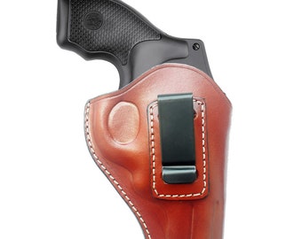 Dazzling Holster | Concealed Carry IWB J Frame Holster for Smith and Wesson, Ruger LCR, Taurus, Charter & Most 38 Special Revolvers