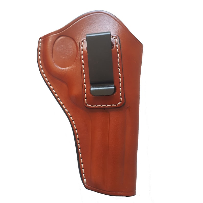 Läderhölster för IWB, passar S&W, Colt, Ruger 4-4,25" pipor bild 2
