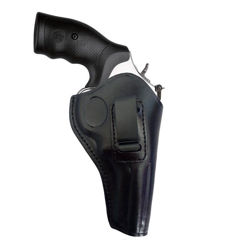 Läderhölster för IWB, passar S&W, Colt, Ruger 4-4,25" pipor bild 7
