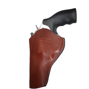 Läderhölster för IWB, passar S&W, Colt, Ruger 4-4,25" pipor bild 4