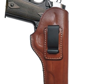Handmade Leather IWB Holster | Fits 1911 5-Inch Handguns